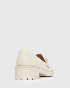 AGATHA Leather Heeled Loafers