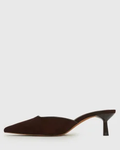 AMALIE Pointed Toe Stiletto Mules
