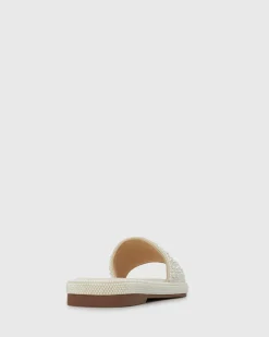 APOLLO Pearl Embellished Slides