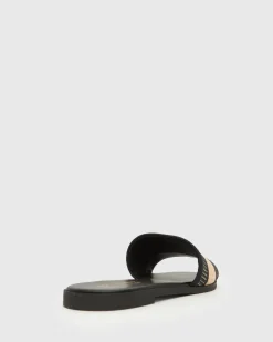 BONJOUR Square Toe Embroided Flats
