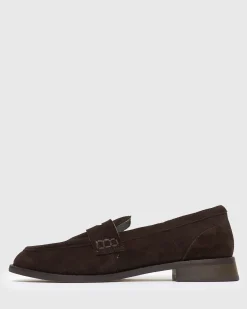 CASSIE Leather Penny Loafers