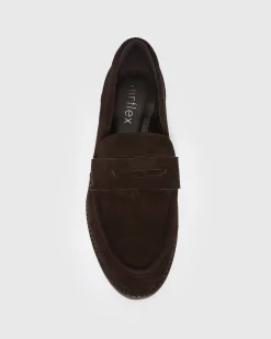 CASSIE Leather Penny Loafers