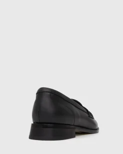 CASSIE Leather Penny Loafers