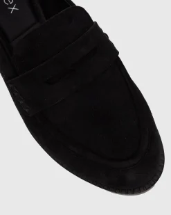 CASSIE Leather Penny Loafers