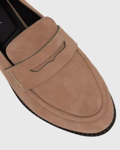 CASSIE Leather Penny Loafers