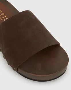 CLARA Suede Leather Clogs