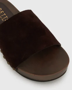 CLARA Suede Leather Clogs