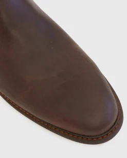 CORTINA Pull-on Leather Chelsea Boots