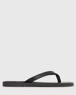 CRUSH Leather Thong Sandals