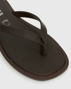 CRUSH Leather Thong Sandals