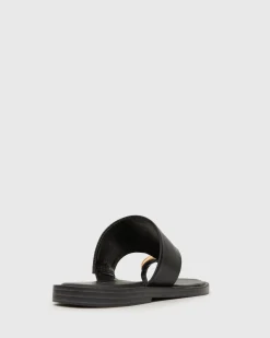 DOLPHIN Leather Thong Sandals