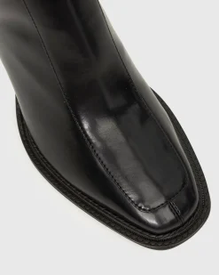 DOWNTOWN Block Heel Chelsea Boots