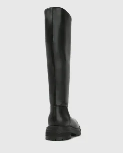 DRAGON Round Toe Knee Boots