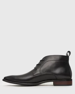 EAST Lace-Up Leather Boots
