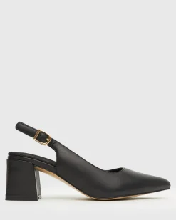 EMERY Slingback Mid-Block Heeled Pumps