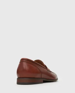 EZRA Leather Tassel Loafers