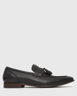 EZRA Leather Tassel Loafers