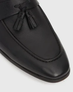 EZRA Leather Tassel Loafers