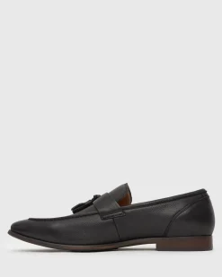 EZRA Leather Tassel Loafers