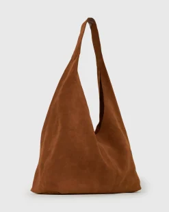 FABLE Suede Leather Tote Bag