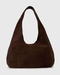 FABLE Suede Leather Tote Bag