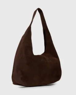 FABLE Suede Leather Tote Bag