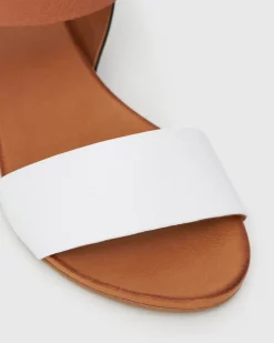 FLIGHT Leather Flat Sandals