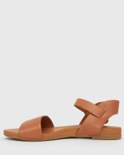 FLIGHT Leather Flat Sandals