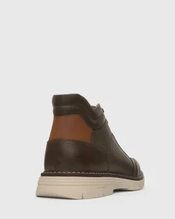 FOYT Lace Up Casual Boots