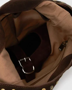 FREYA-S Suede Leather Stud Bag