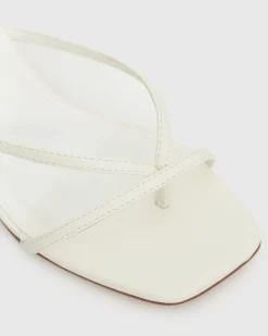 GIGI Square Toe Heeled Mules
