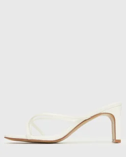 GIGI Square Toe Heeled Mules