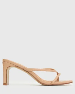 GIGI Square Toe Heeled Mules