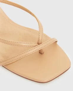 GIGI Square Toe Heeled Mules