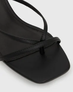 GIGI Square Toe Heeled Mules