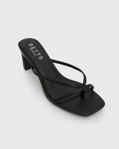 GIGI Square Toe Heeled Mules