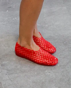 GREECE Jelly Mesh Ballet Flats