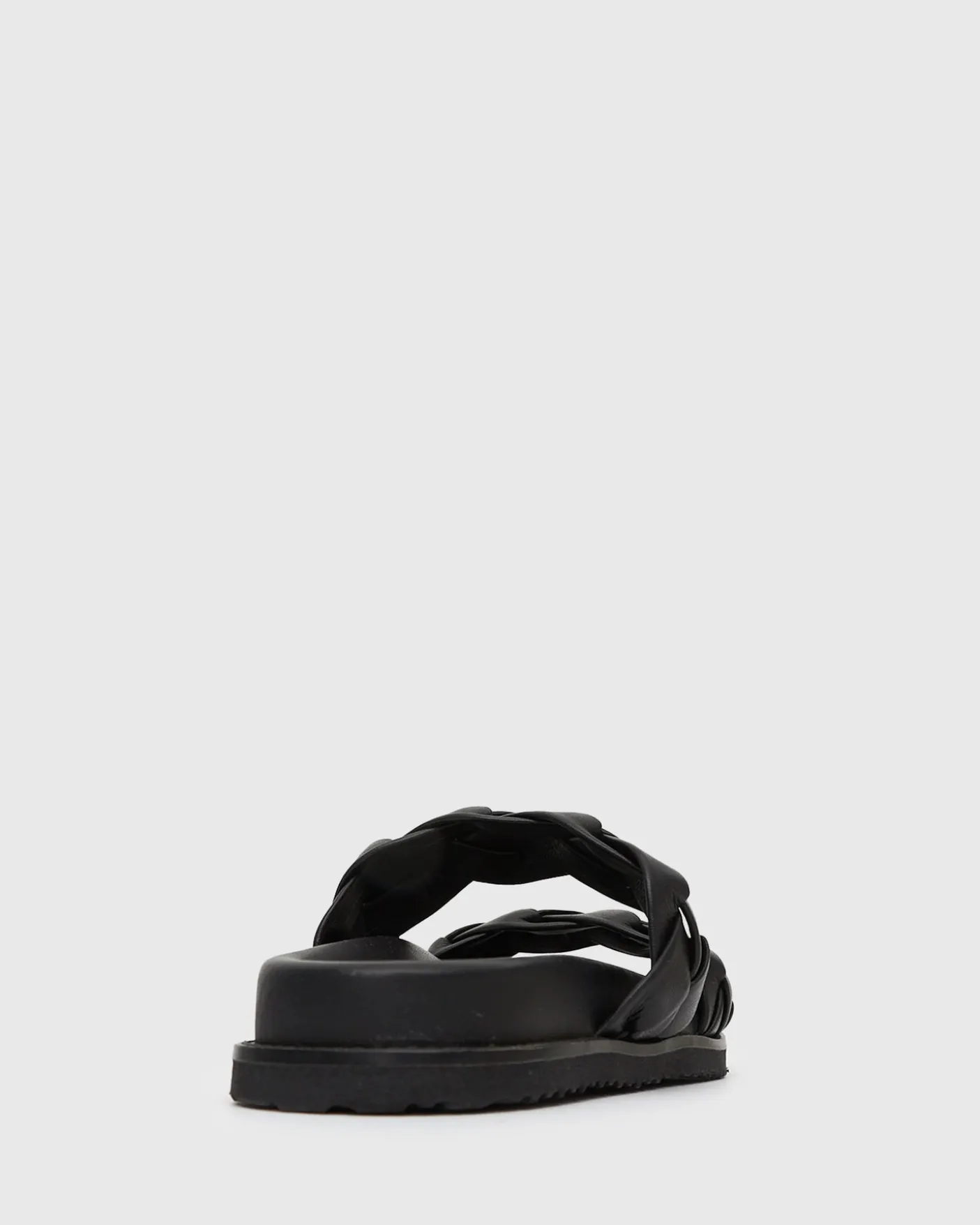 HAVANA Leather Braided Slides