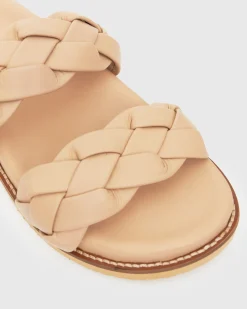 HAVANA Leather Braided Slides