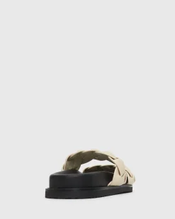 HAVANA Leather Braided Slides