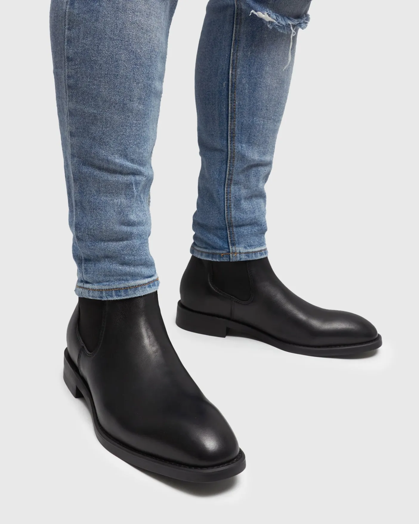 HERITAGE Leather Chelsea Ankle Boots