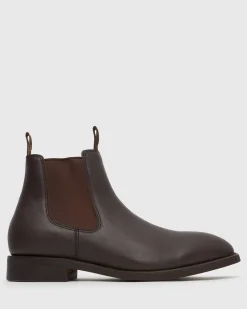 HERITAGE Leather Chelsea Ankle Boots