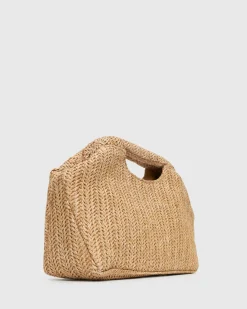 HOLIDAY Raffia Handheld Clutch Bag