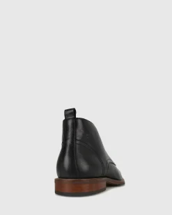 JIMMY Leather Lace Up Dress Boots