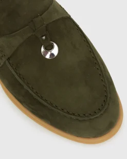 JISELLE Suede Leather Loafers