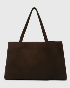 KATE Suede Leather Shoulder Bag