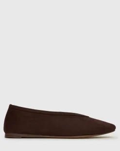 LENNOX Round Toe Ballet Flats