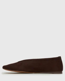 LENNOX Round Toe Ballet Flats