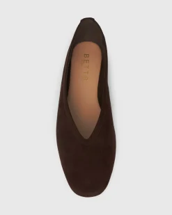 LENNOX Round Toe Ballet Flats