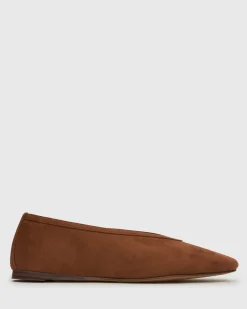 LENNOX Round Toe Ballet Flats